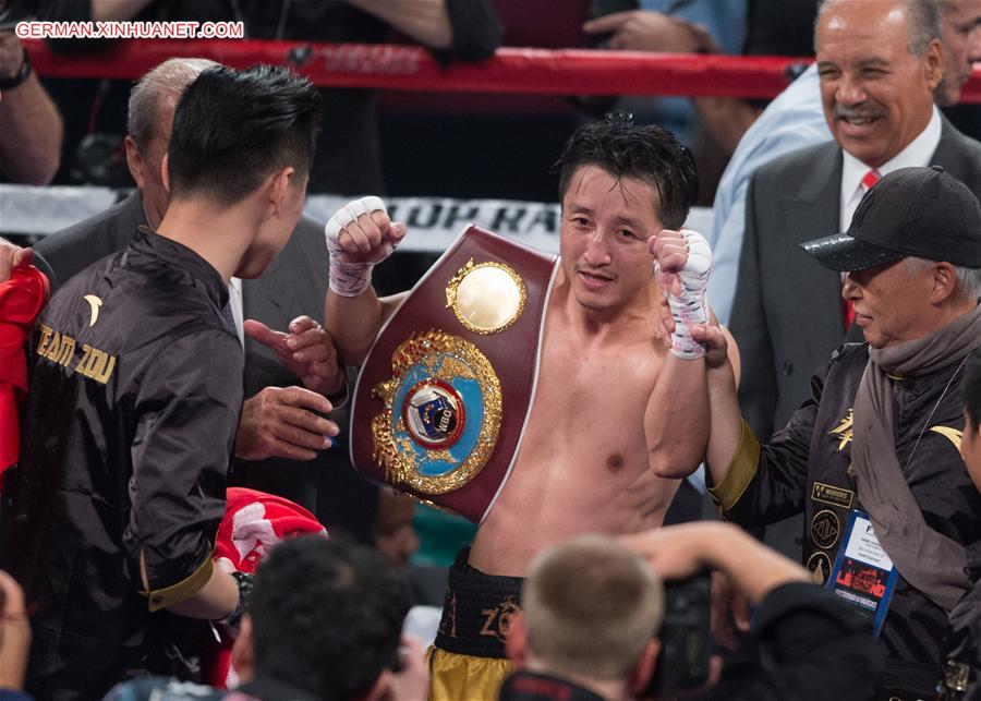 (SP)US-LAS VEGAS-WBO-ZOU SHIMING-TITLE