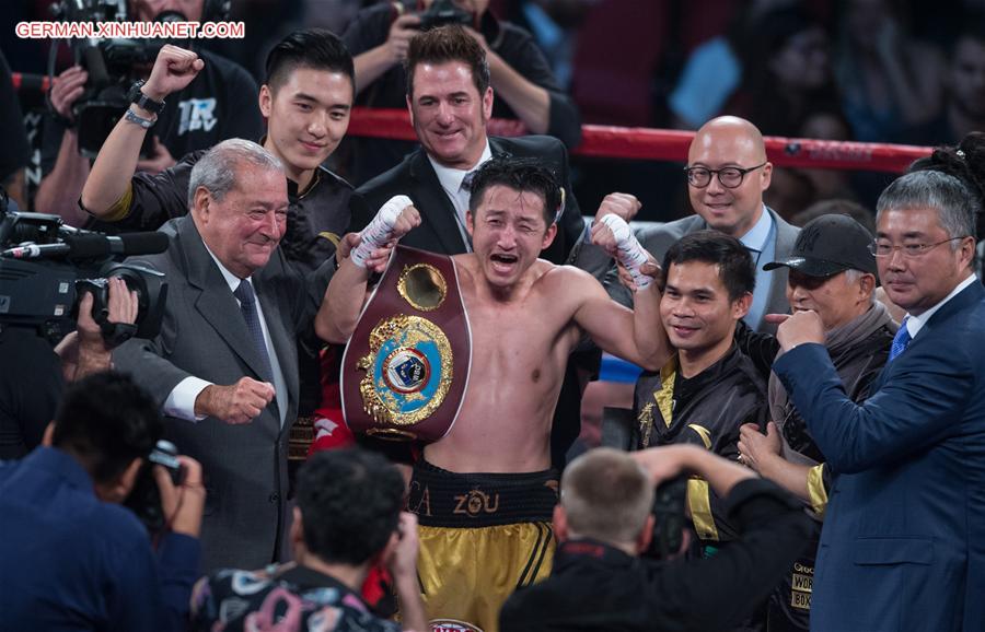 (SP)US-LAS VEGAS-WBO-ZOU SHIMING-TITLE