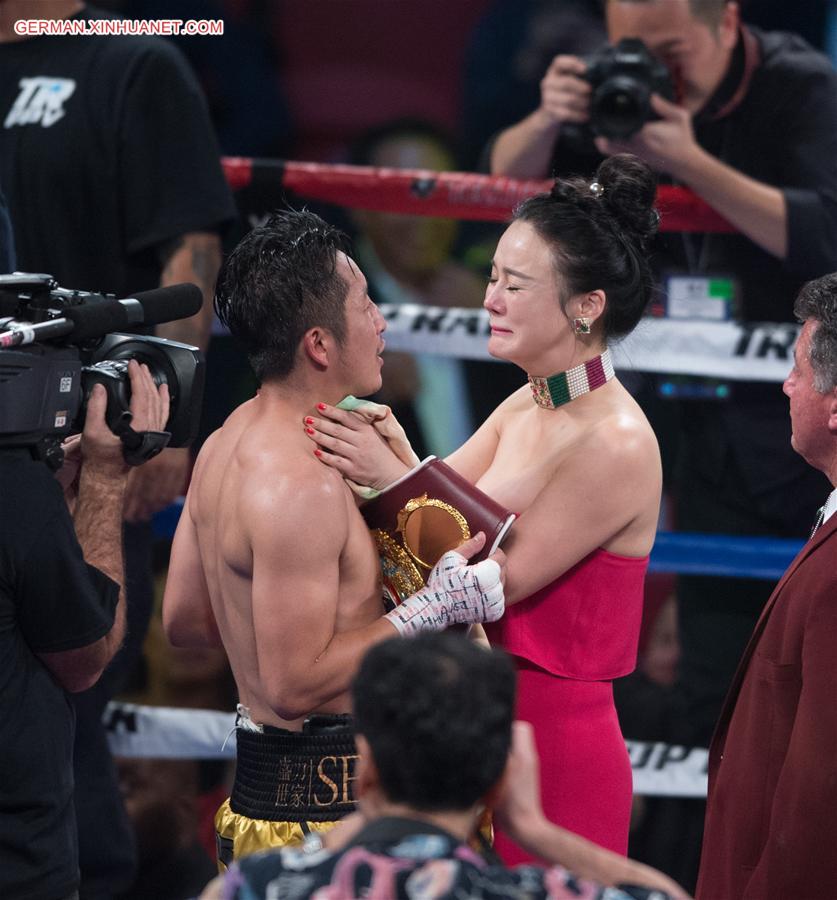 (SP)US-LAS VEGAS-WBO-ZOU SHIMING-TITLE
