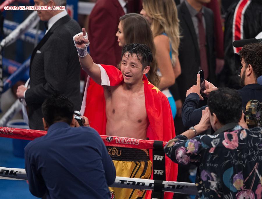 (SP)US-LAS VEGAS-WBO-ZOU SHIMING-TITLE
