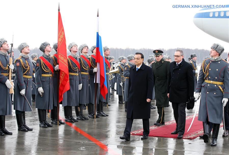 RUSSIA-ST. PETERSBURG-CHINA-LI KEQIANG-VISIT