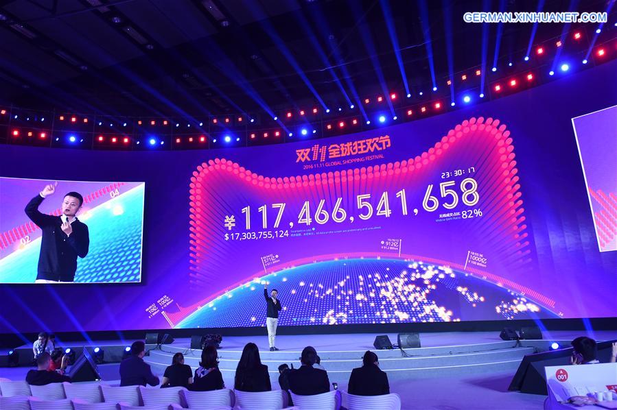 CHINA-ALIBABA-TMALL-ONLINE SHOPPING-SINGLES' DAY (CN)