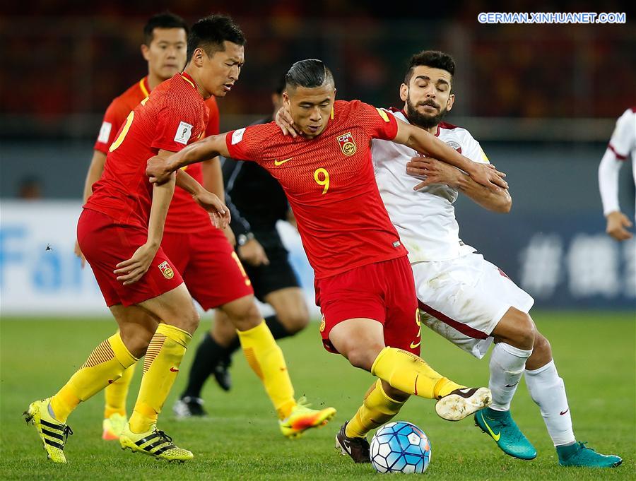 (SP)CHINA-KUNMING-SOCCER-FIFA WORLD CUP-ASIAN QUALIFIERS-CHN VS QAT(CN)