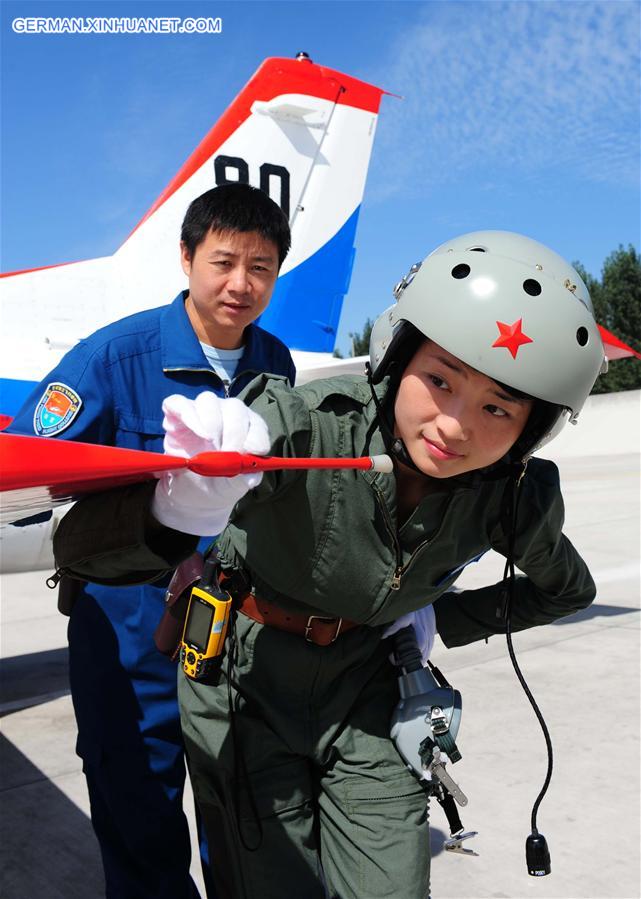 CHINA-FEMALE PILOT-YU XU-FILE PHOTO (CN*)