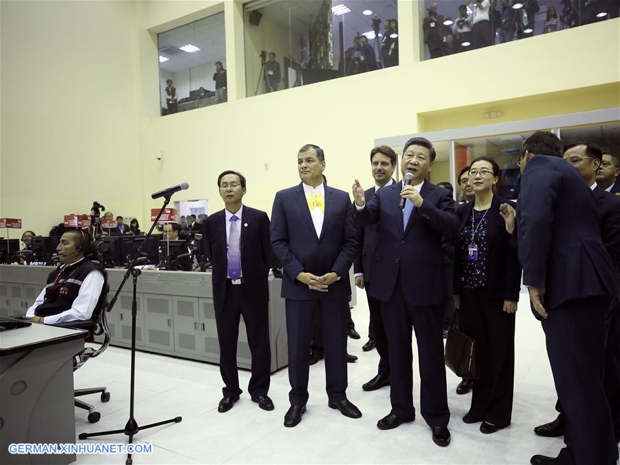 ECUADOR-QUITO-CHINESE PRESIDENT-VIDEO CALL 