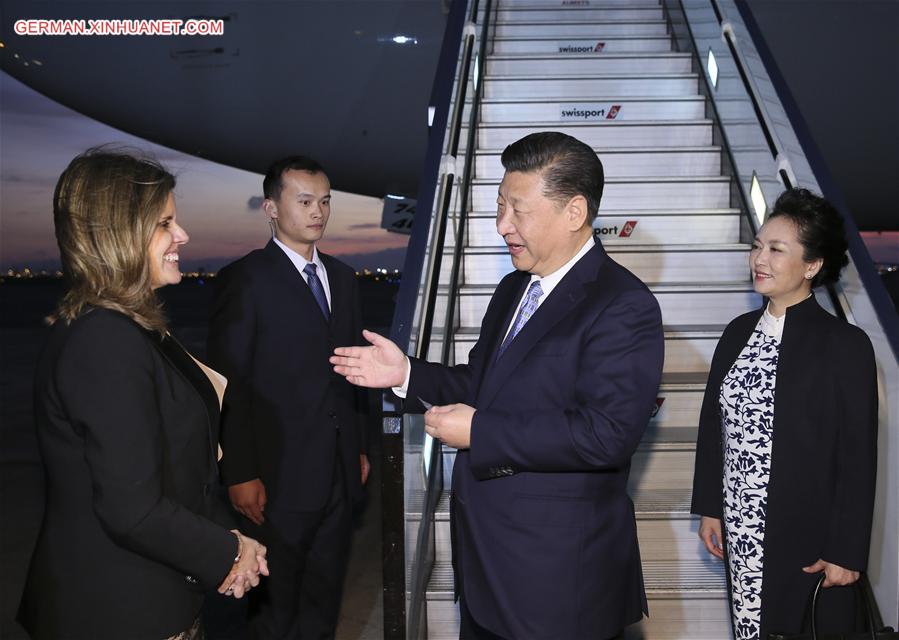 PERU-CHINA-XI JINPING-ARRIVAL