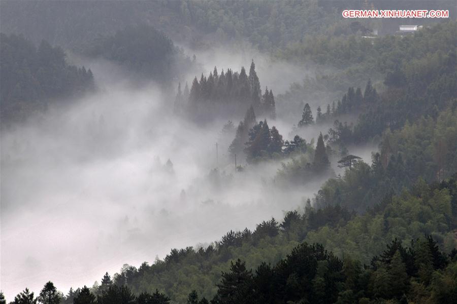 #CHINA-HUBEI-DABIE MOUNTAIN-CLOUDS (CN)