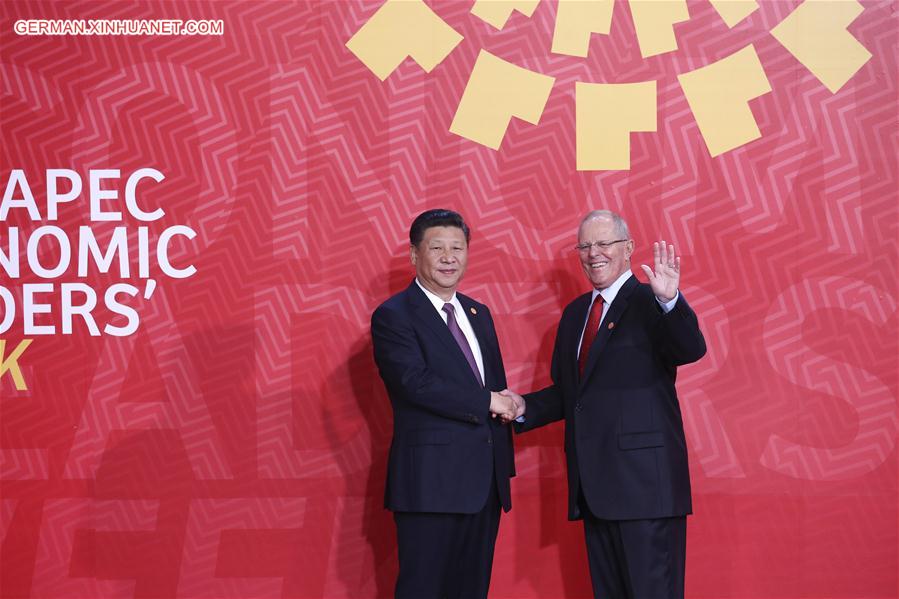 PERU-LIMA-CHINESE PRESIDENT-APEC MEETING