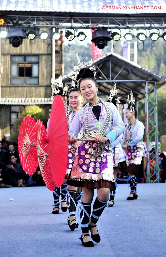 #CHINA-GUIZHOU-DONG-FOLK PERFORMANCE (CN) 