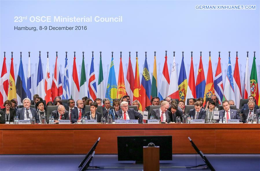 GERMANY-HAMBURG-OSCE-23RD MINISTERIAL MEETING-WRAPPING UP