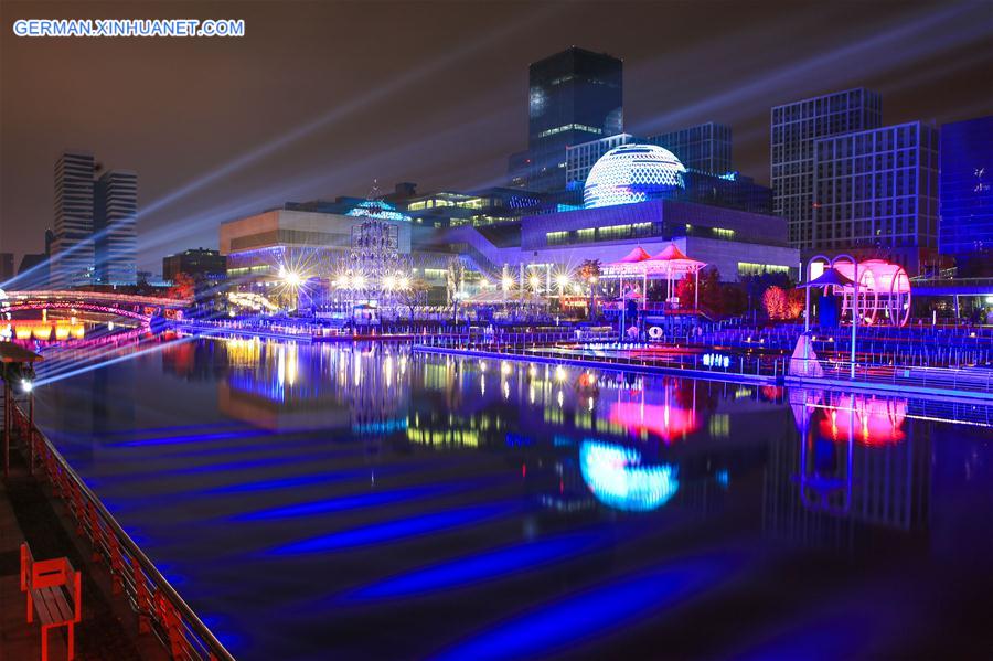 #CHINA-ZHEJIANG-NINGBO-LIGHT SHOW (CN)