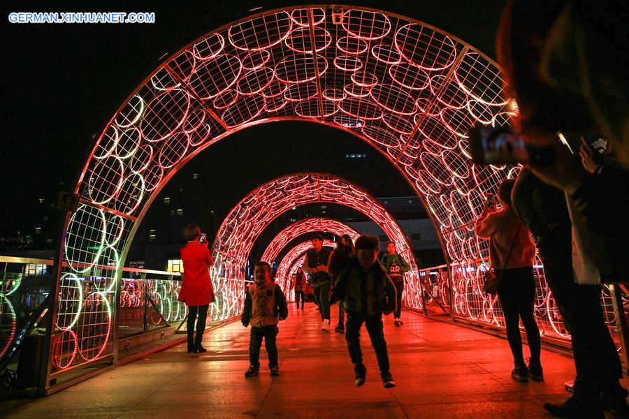 #CHINA-ZHEJIANG-NINGBO-LIGHT SHOW (CN)