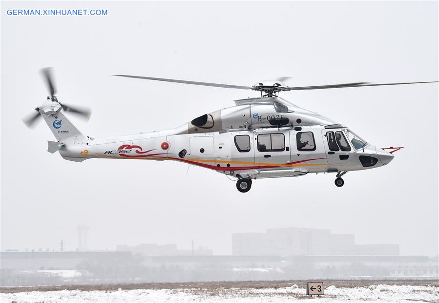 CHINA-HARBIN-AC352-CIVIL HELICOPTER-MAIDEN FLIGHT (CN)