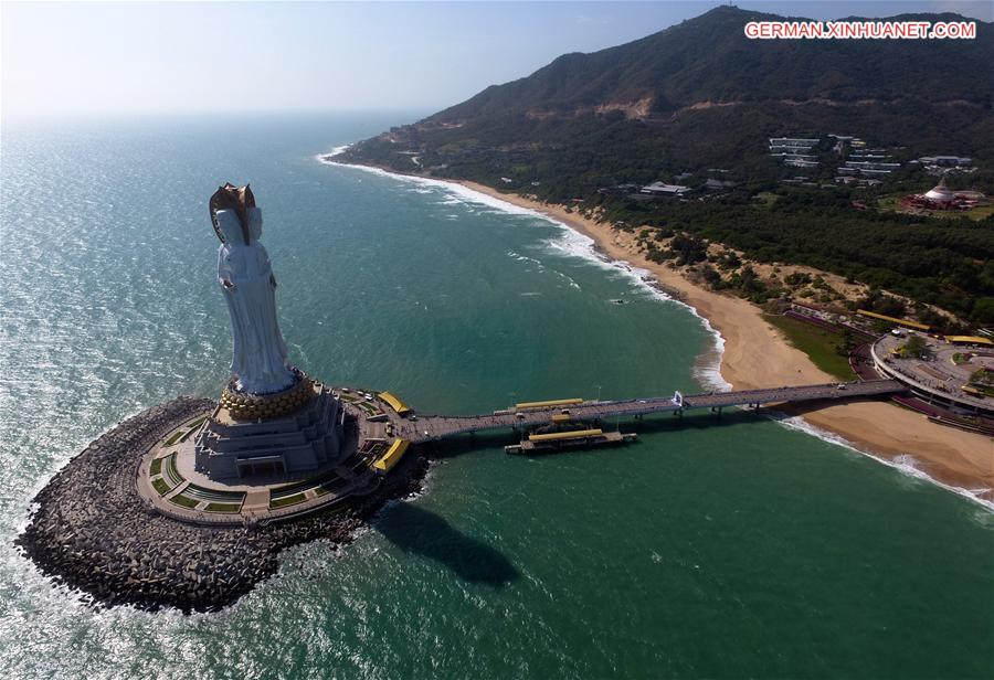 CHINA-HAINAN-SANYA-BUDDHISM-GUANYIN-STATUE(CN)