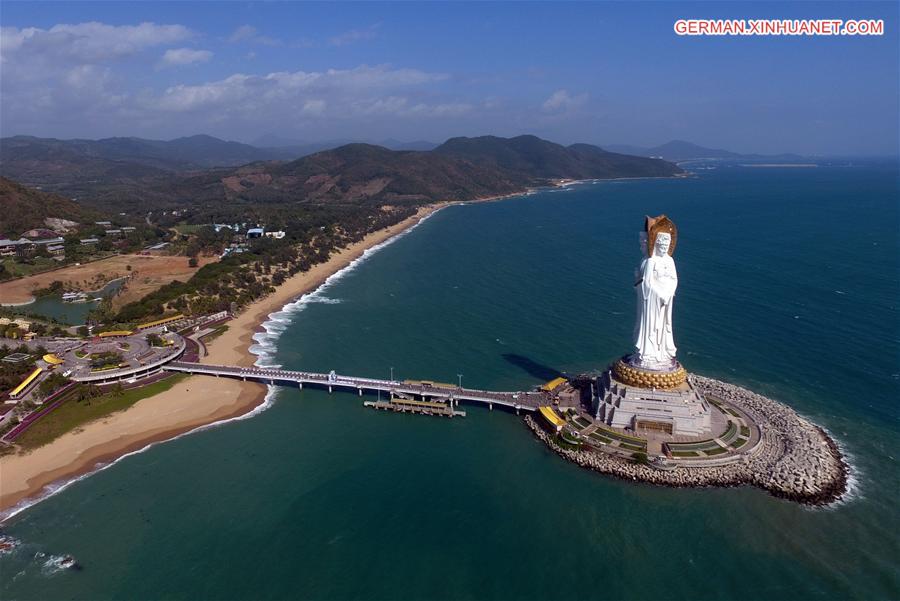 CHINA-HAINAN-SANYA-BUDDHISM-GUANYIN-STATUE(CN)