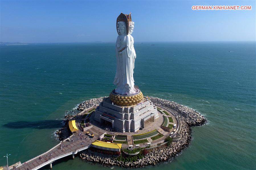 CHINA-HAINAN-SANYA-BUDDHISM-GUANYIN-STATUE(CN)