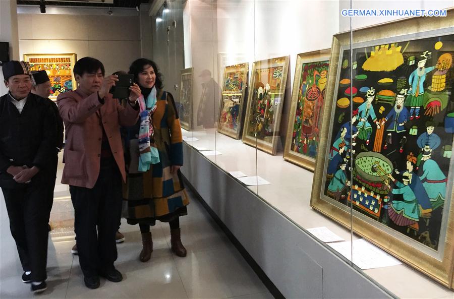 CHINA-GUANGXI-DONG ETHNIC GROUP-PAINTING-EXHIBITION (CN)