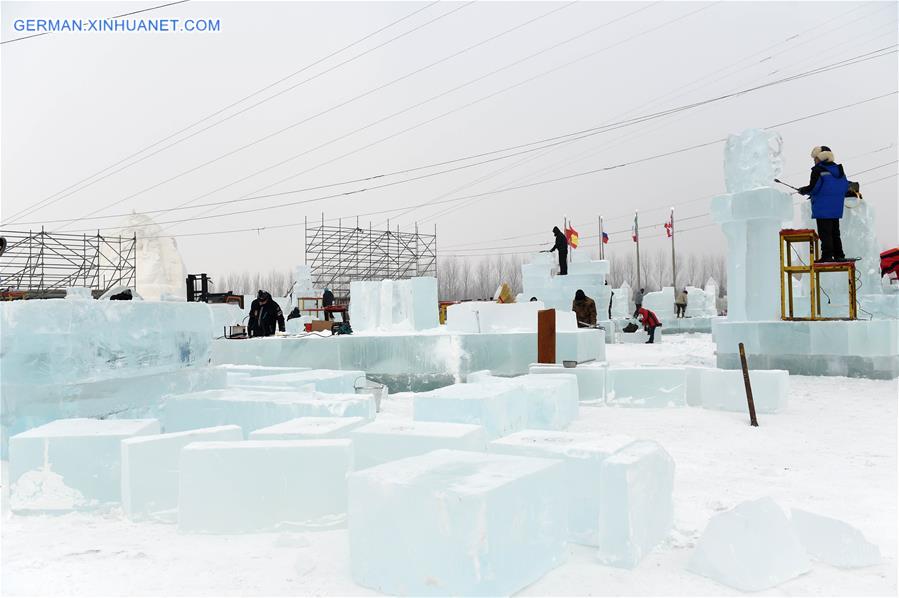 CHINA-HARBIN-ICE SCULPTURE-CONTEST (CN)