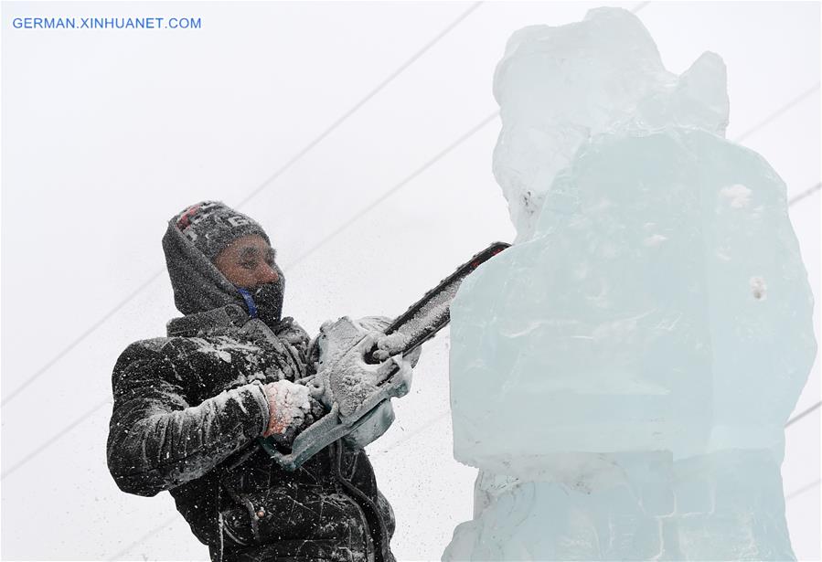 CHINA-HARBIN-ICE SCULPTURE-CONTEST (CN)