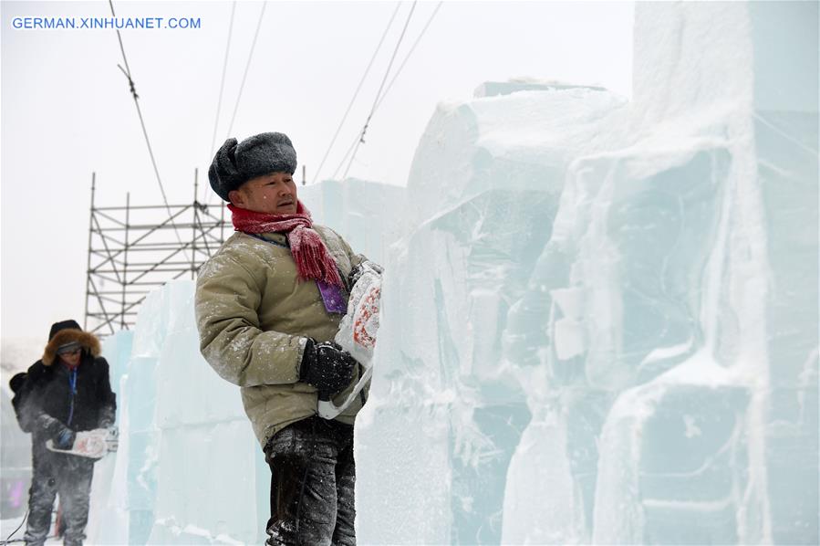 CHINA-HARBIN-ICE SCULPTURE-CONTEST (CN)