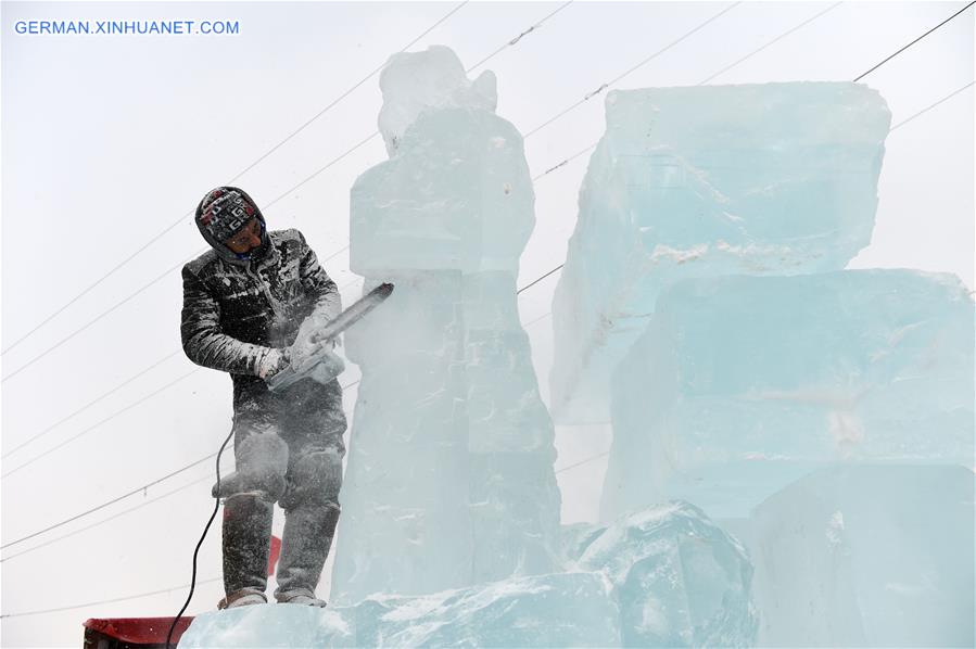 CHINA-HARBIN-ICE SCULPTURE-CONTEST (CN)