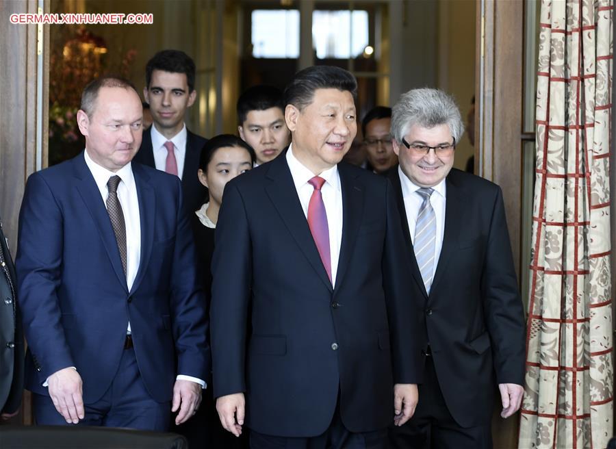 SWITZERLAND-CHINA-XI JINPING-PARLIAMENT-MEETING 