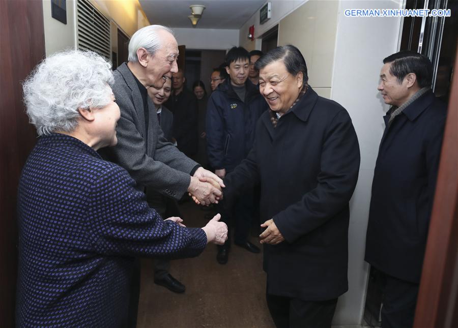 CHINA-BEIJING-LIU YUNSHAN-CULTURAL WORKERS-VISIT (CN) 