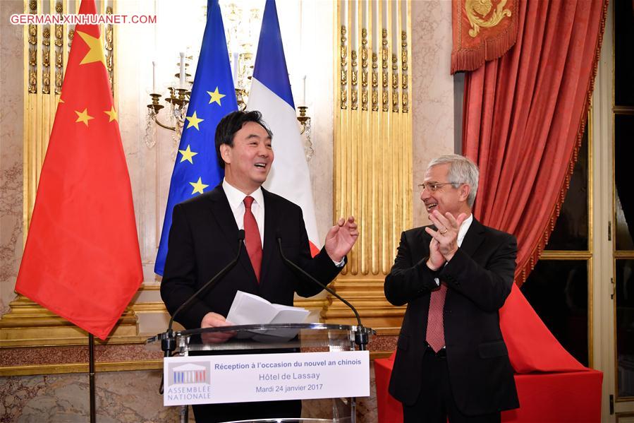 FRANCE-PARIS-NATIONAL ASSEMBLY-CHINESE NEW YEAR-RECEPTION