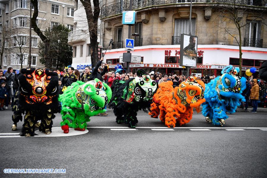 FRANCE-PARIS-CHINESE LUNAR NEW YEAR-PARADE