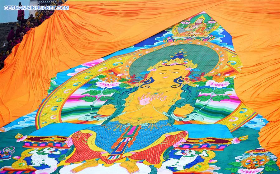 CHINA-GANSU-LABRANG MONASTERY-BUDDHIST RITUAL (CN) 
