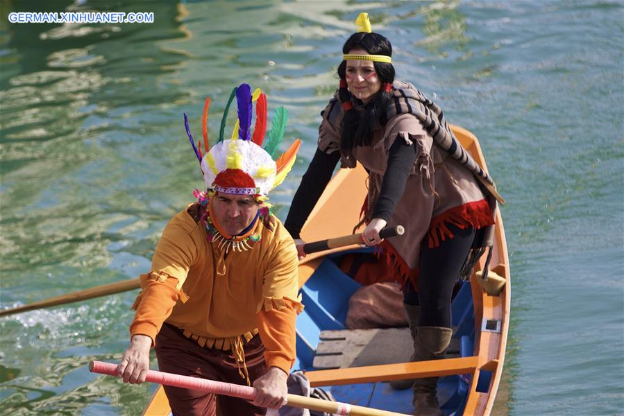ITALY-VENICE-CARNIVAL-WATER PARADE