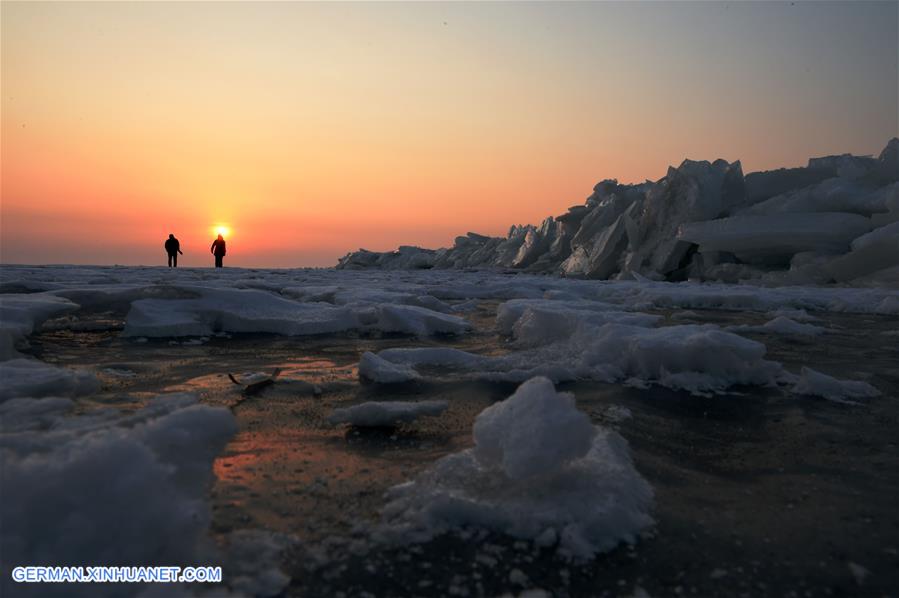 CHINA-HEILONGJIANG-XINGKAI LAKE-ICE FLOE(CN)