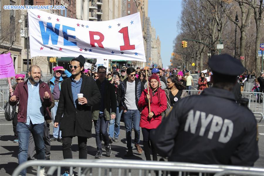 U.S.-NEW YORK-PROTEST-TRUMP