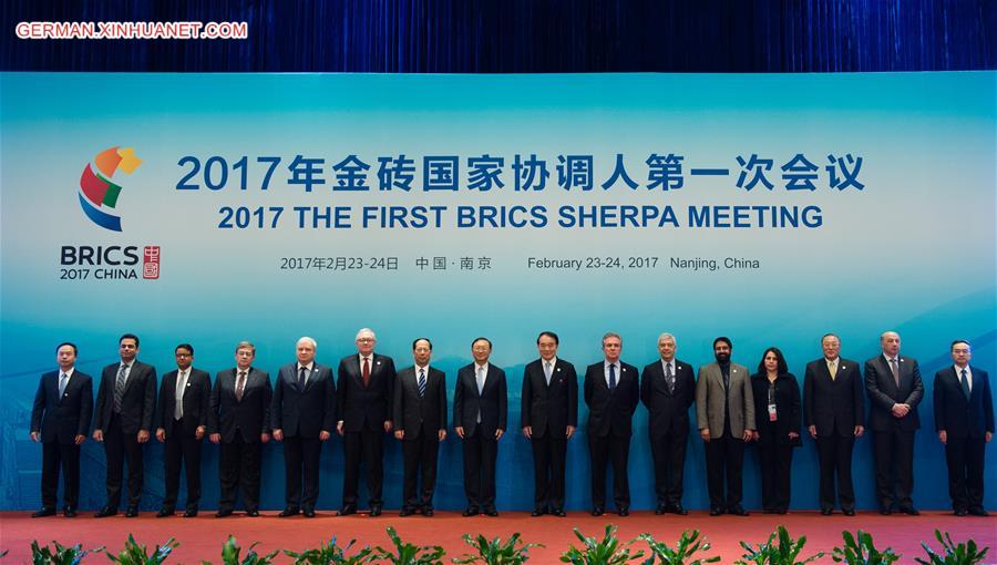 CHINA-NANJING-BRICS-SHERPA MEETING (CN)