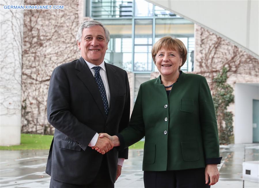 GERMANY-BERLIN-EUROPEAN PARLIAMENT-PRESIDENT-VISIT