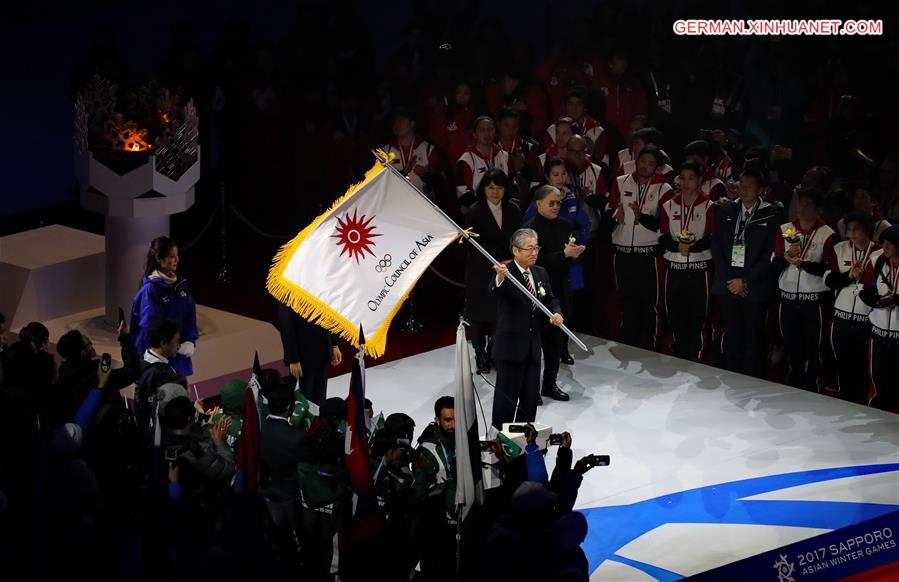(SP)JAPAN-SAPPORO-ASIAN WINTER GAMES-CLOSING CEREMONY