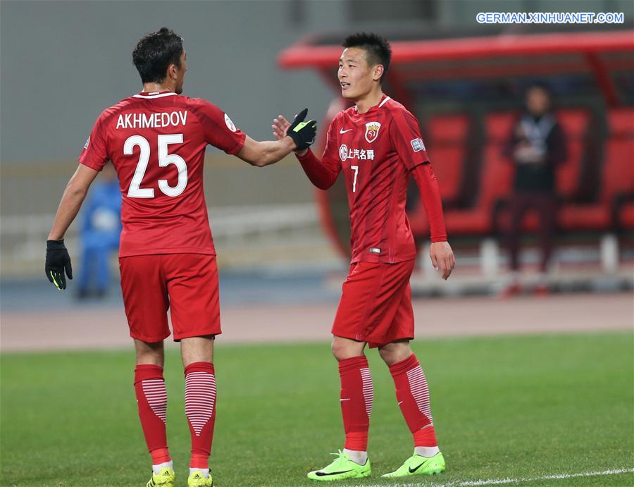 (SP)CHINA-SHANGHAI-SOCCER-AFC CHAMPIONS LEAGUE-SHANGHAI SIPG FC VS WESTERN SYDNEY WANDERERS(CN)