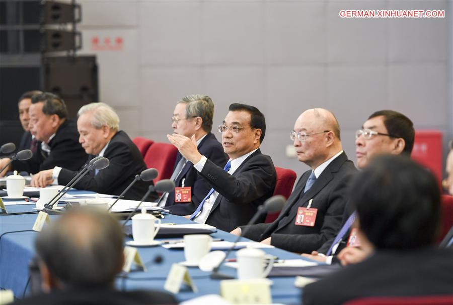 (TWO SESSIONS)CHINA-BEIJING-LI KEQIANG-CPPCC-PANEL DISCUSSION (CN)