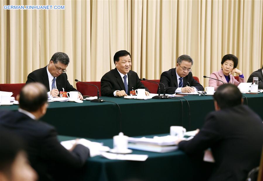 (TWO SESSIONS)CHINA-BEIJING-LIU YUNSHAN-NPC-PANEL DISCUSSION (CN)