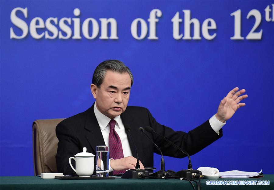 (TWO SESSIONS)CHINA-BEIJING-NPC-PRESS CONFERENCE-WANG YI (CN)