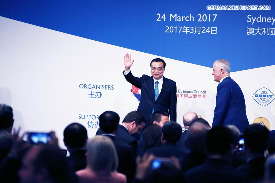 AUSTRALIA-SYDNEY-LI KEQIANG-FORUM