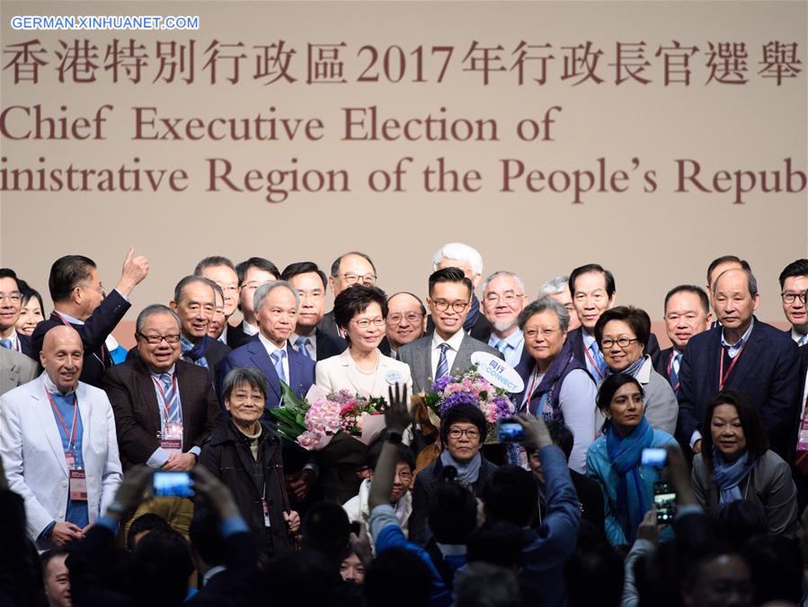 CHINA-HONG KONG-CHIEF EXECUTIVE-ELECTION-LAM CHENG YUET-NGOR (CN)