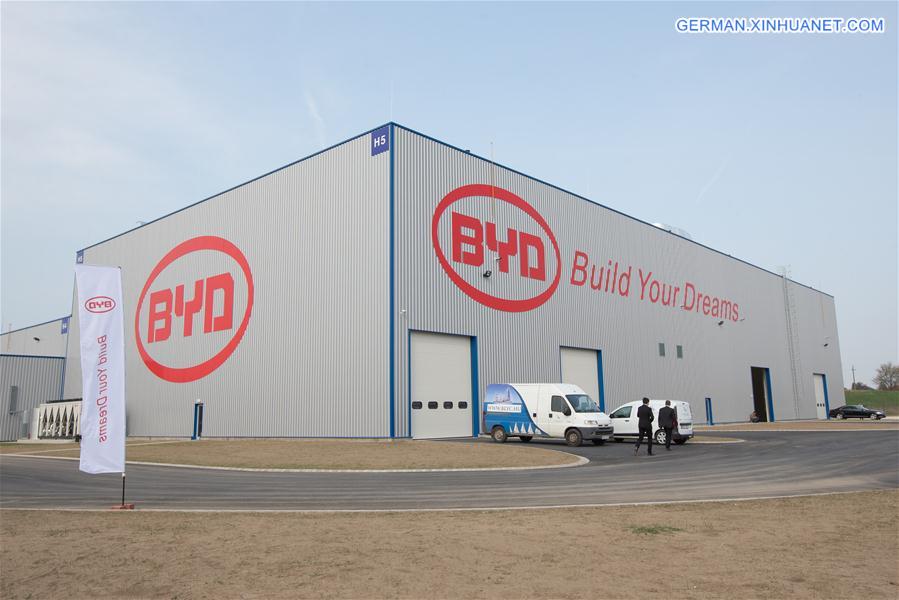 HUNGARY-KOMAROM-CHINA-BYD-FIRST EUROPEAN ELECTRIC BUS FACTORY
