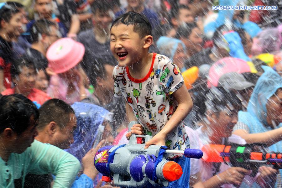 #CHINA-YUNNAN-XISHUANGBANNA-WATER SPRINKLING FESTIVAL (CN)