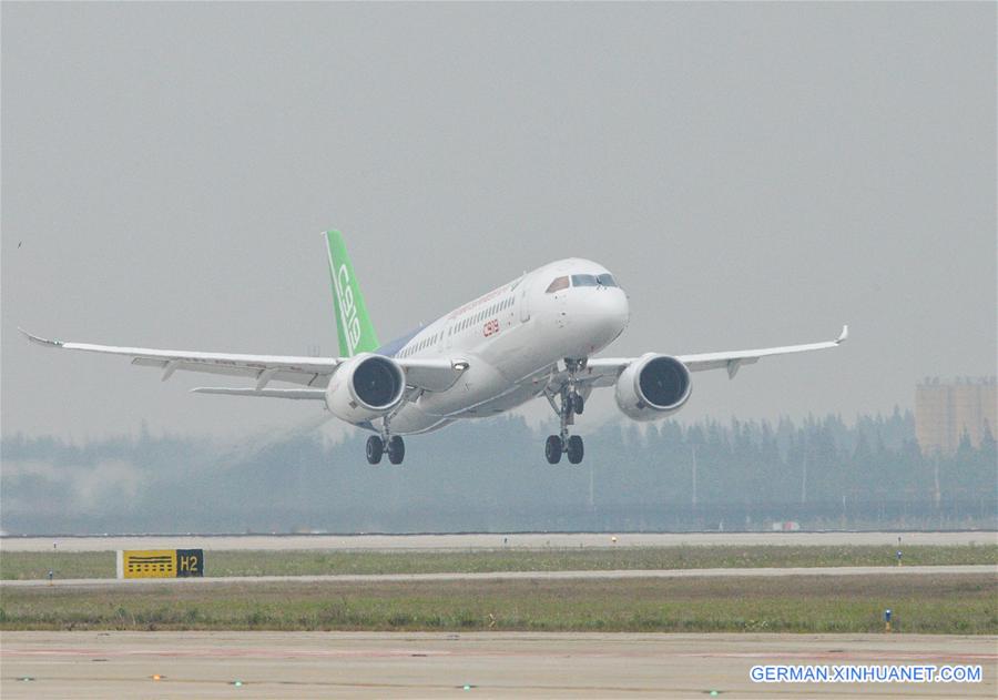 CHINA-SHANGHAI-C919-MAIDEN FLIGHT (CN)