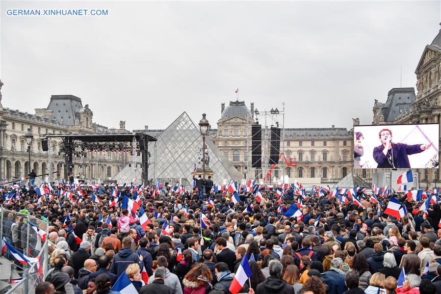 FRANCE-PARIS-PROJECTIONS-PRESIDENTIAL ELECTION-MACRON-ELECTED FRENCH PRESIDENT