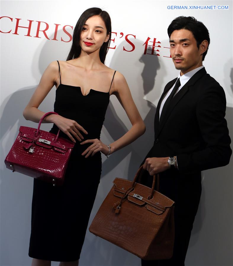 CHINA-HONG KONG-CHRISTIE'S SPRING AUCTION-PRESS CONFERENCE (CN)