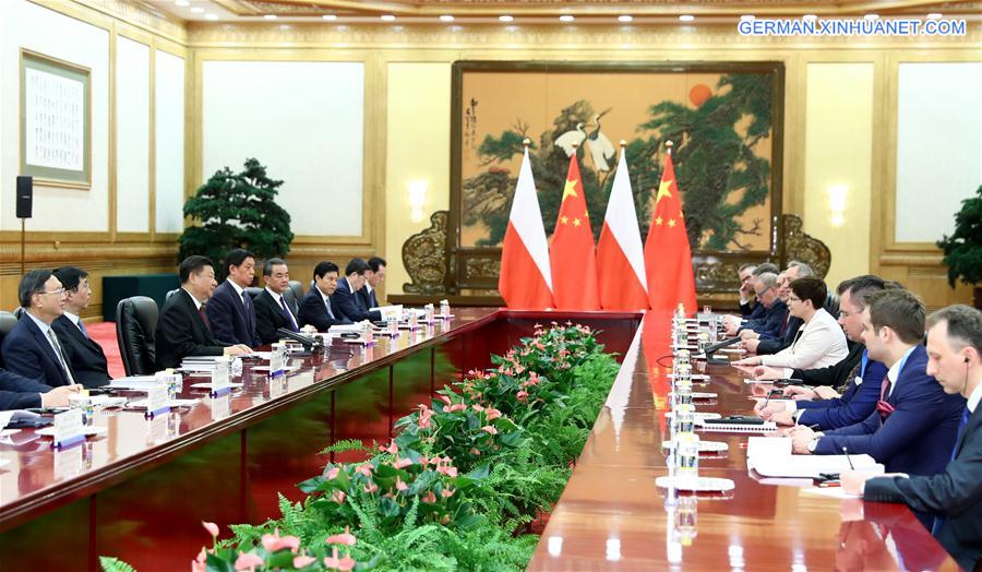 CHINA-BEIJING-XI JINPING-POLAND-MEETING (CN)