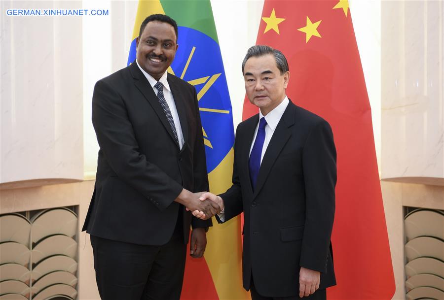 CHINA-BEIJING-WANG YI-ETHIOPIAN FM-MEETING (CN)
