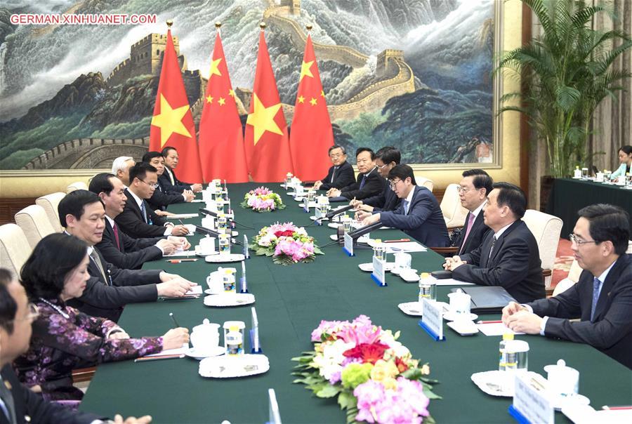 CHINA-BEIJING-ZHANG DEJIANG-VIETNAM-MEETING (CN)